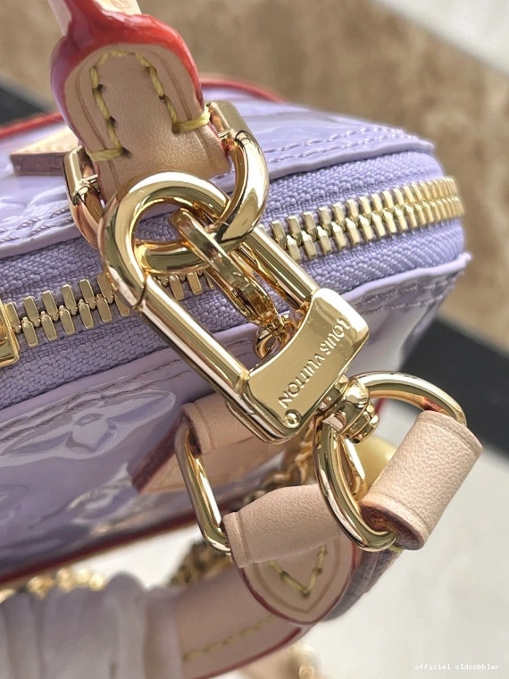 Official oldcobbler VUITTON Nano LOUIS Alma-18*12*8cm 0709